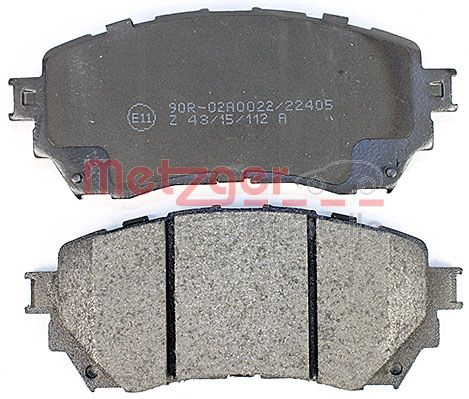 METZGER 1170811 Bremsbelagsatz, Scheibenbremse